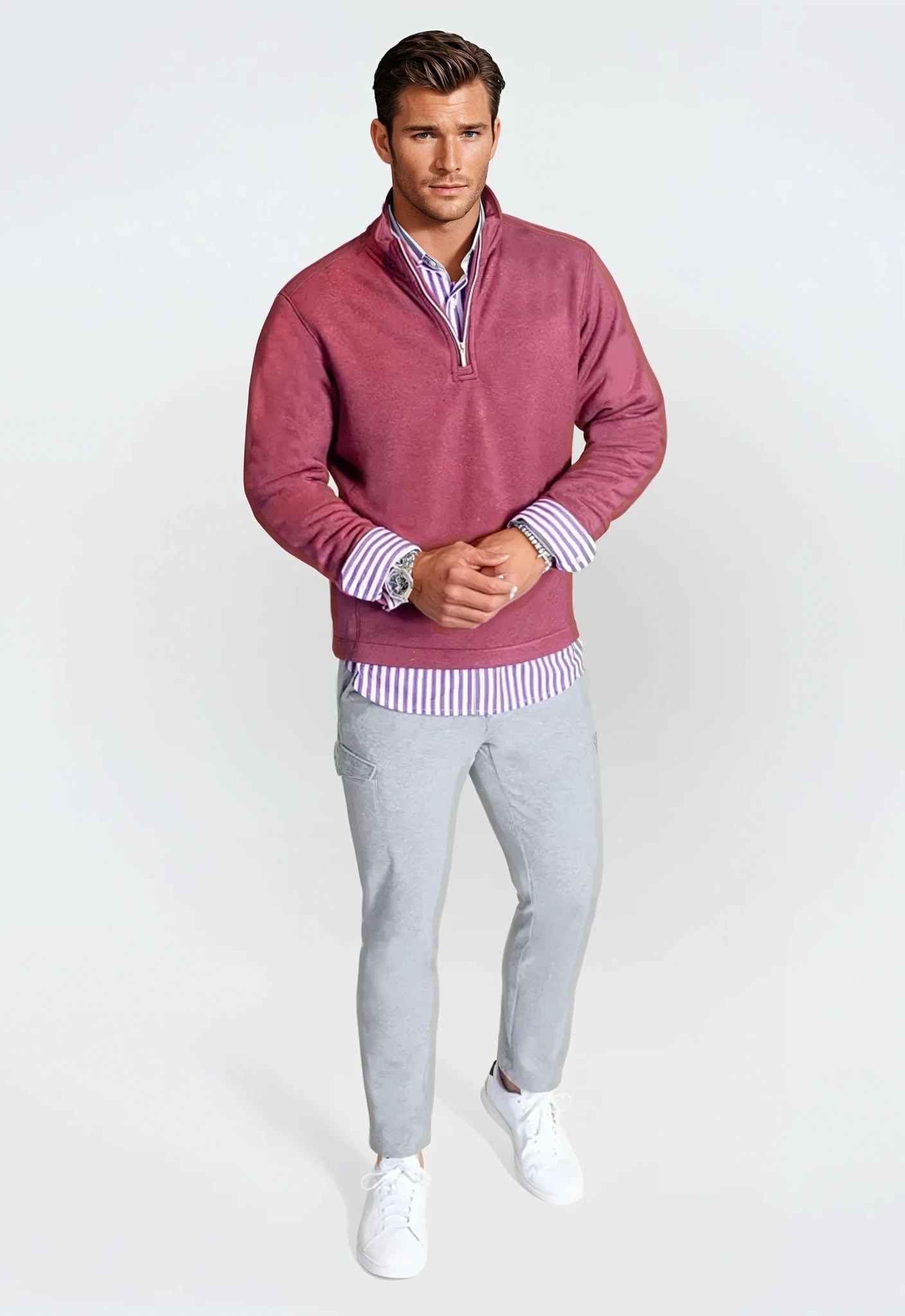 'Power Moves' Matching Set - Wine