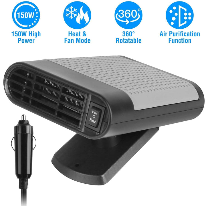 12V 150W Portable Car Heater with Air Purification