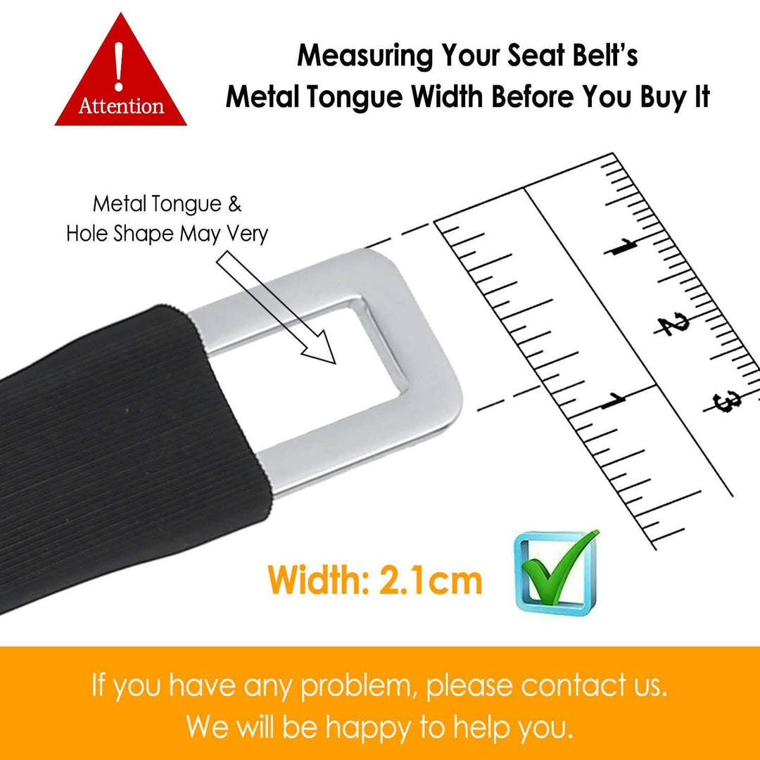 2-Pack: Car Seat Belt Extender