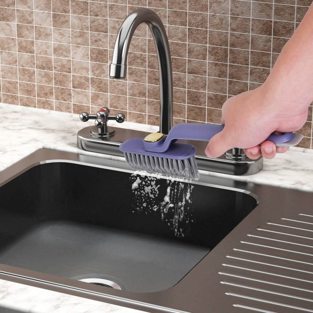 2-Pack: Crevice Cleaning Brush Stiff Bristle Brush Gap Cleaner