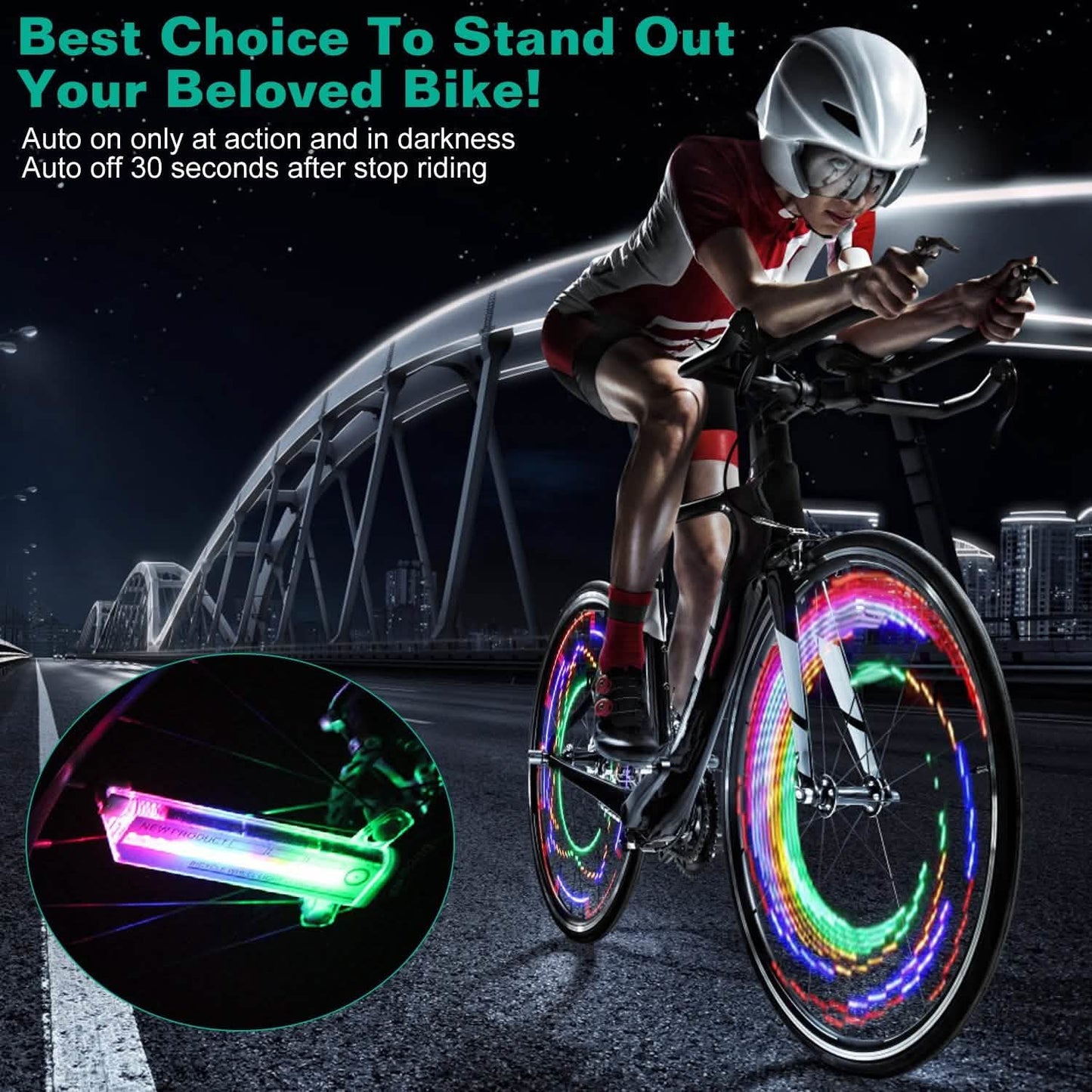 2-Piece: 32 LEDs Pattern Cycling Lights