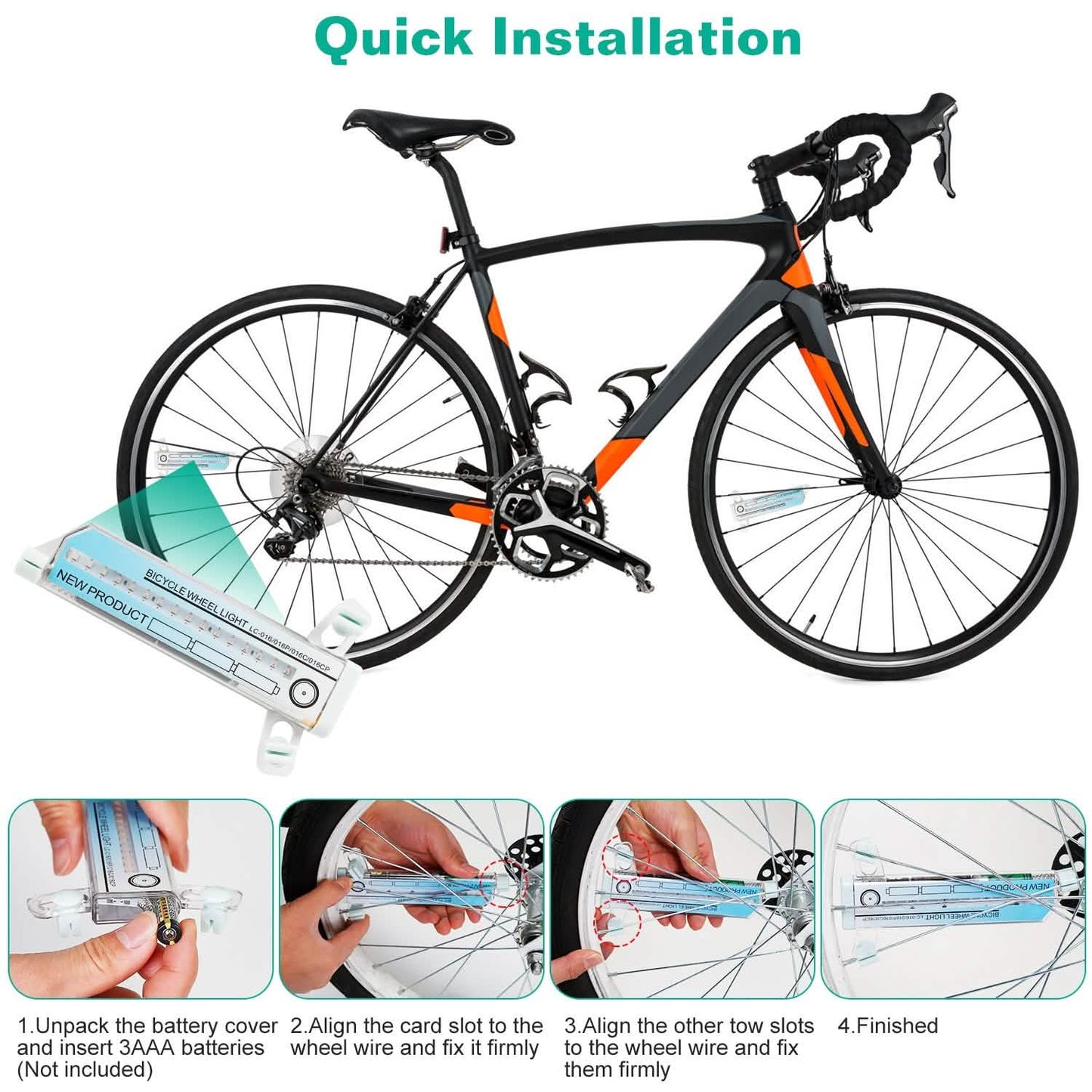 2-Piece: 32 LEDs Pattern Cycling Lights