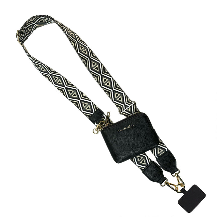Clip &amp; Go Strap w/RFID Pouch Diamond Pattern