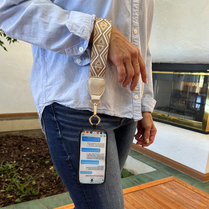Clip &amp; Go Strap w/RFID Pouch Diamond Pattern