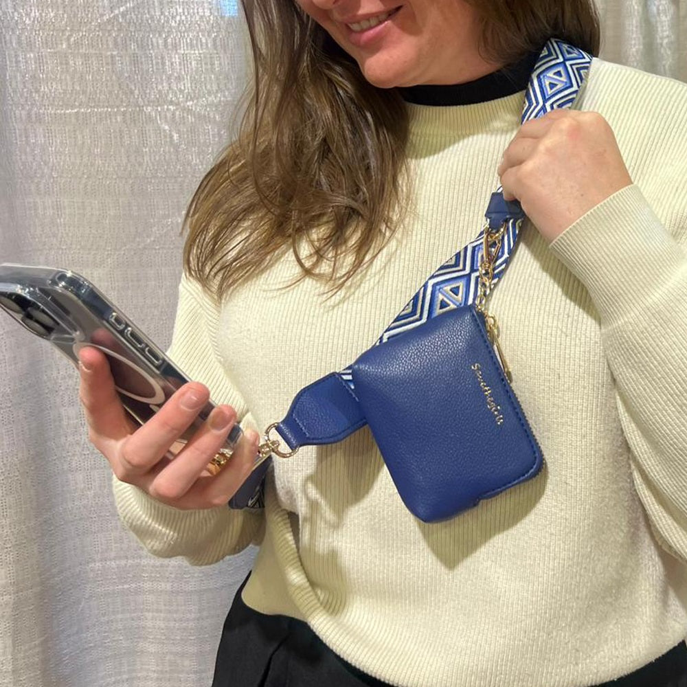Clip &amp; Go Strap w/RFID Pouch Diamond Pattern