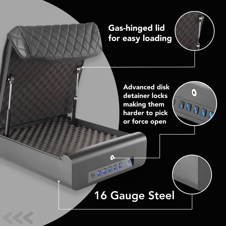 BoostedSafe Elite: Fingerprint, Key &amp; Digital Combo
