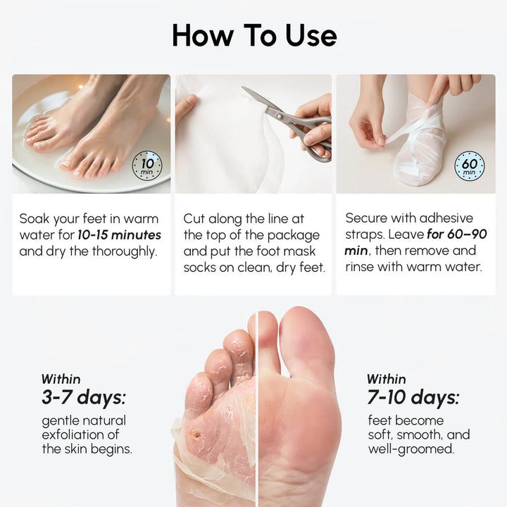 Exfoliating &amp; Hydrating Foot Mask
