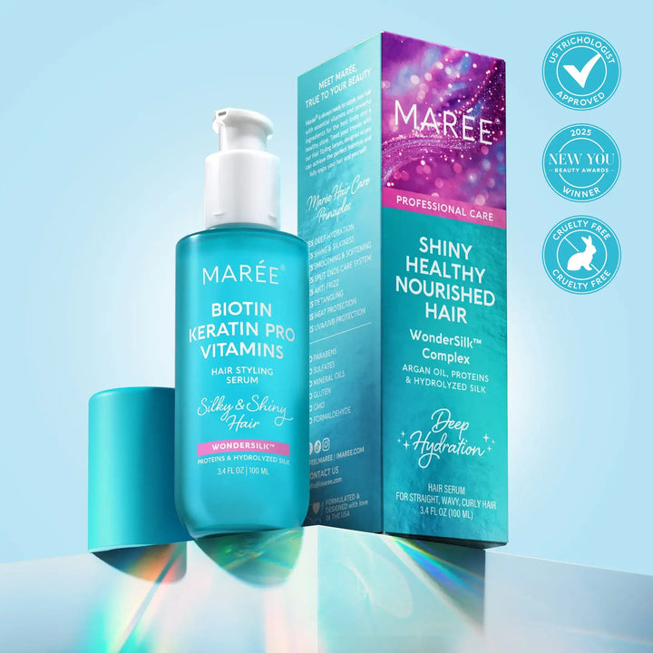 Keratin Oil Serum for Dry &amp; Damaged Hair