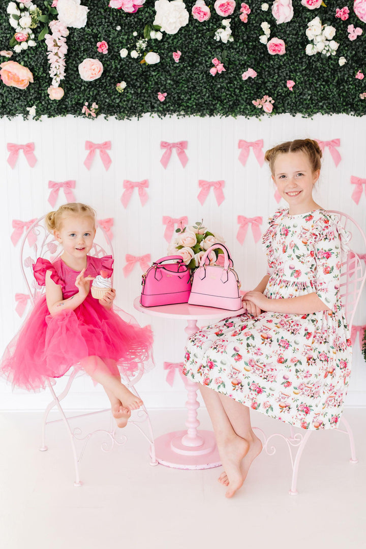 Macarons &amp; Tea Ruffle Twirl Dress
