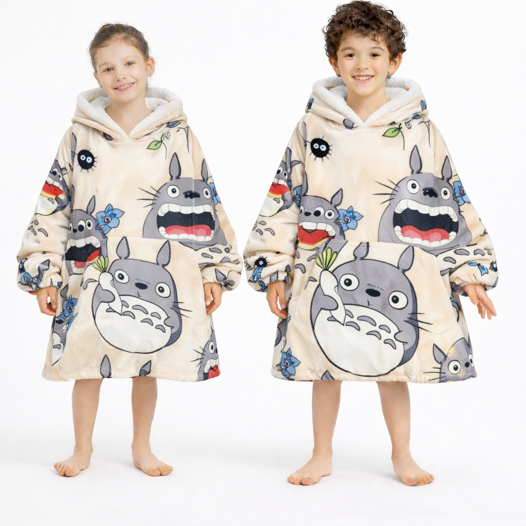 My Neighbor Totoro Wearable Blanket Hoodie for Kids &amp; Adults | OLM Toys