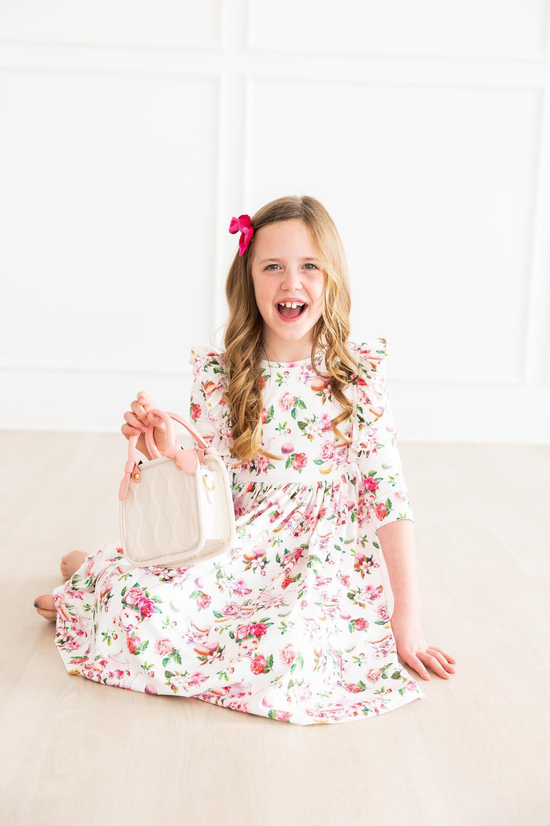 Macarons &amp; Tea Ruffle Twirl Dress