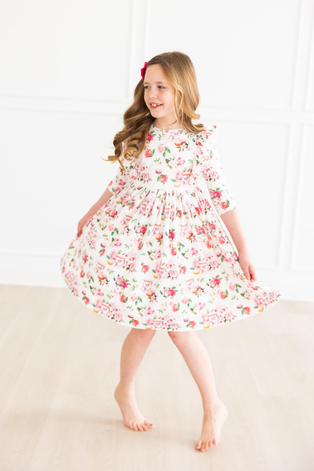 Macarons &amp; Tea Ruffle Twirl Dress