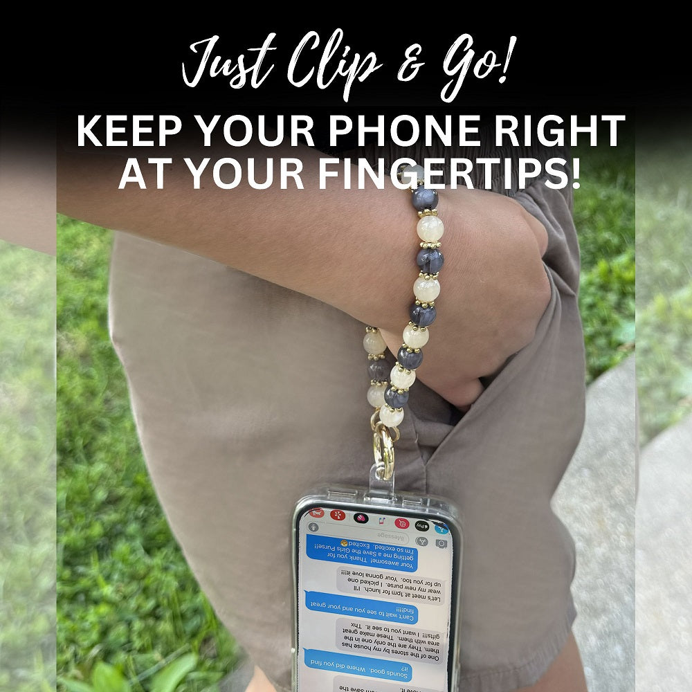 Clip &amp; Go Beaded Wristlet Nina Collection