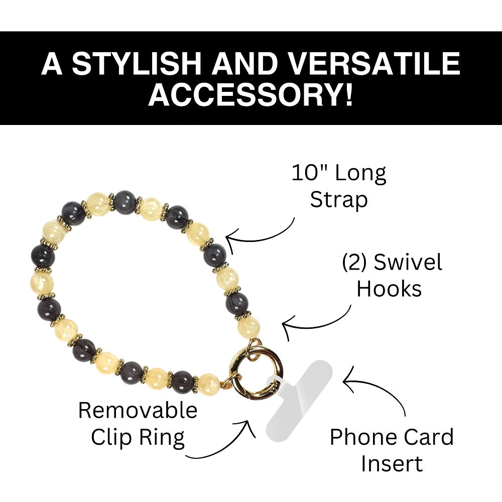 Clip &amp; Go Beaded Wristlet Nina Collection