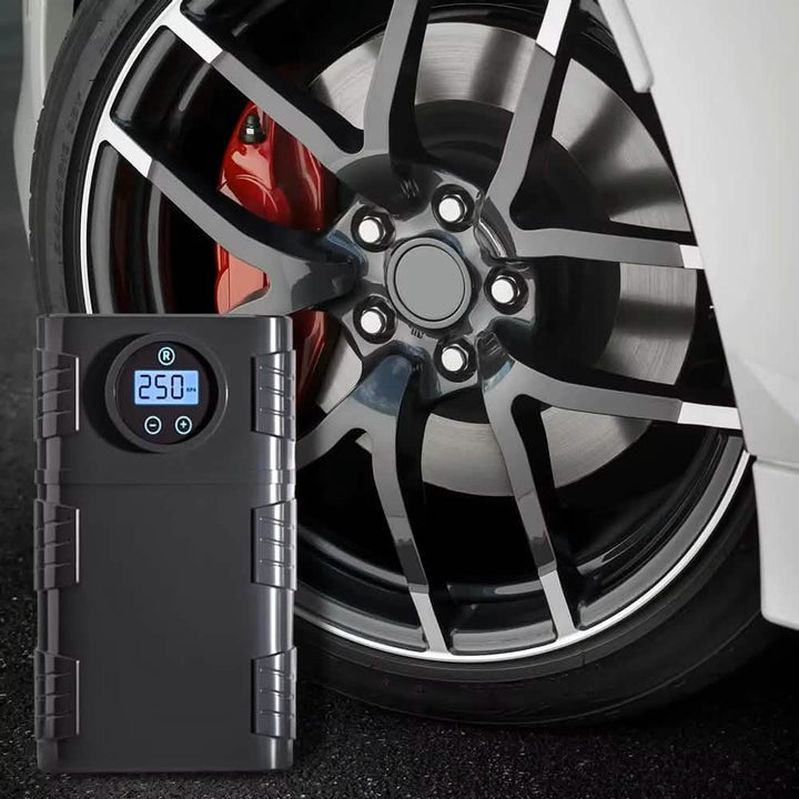 Portable 120 PSI Cordless Air Compressor – Tire Inflator for Car, Bike &amp; Motorcycle