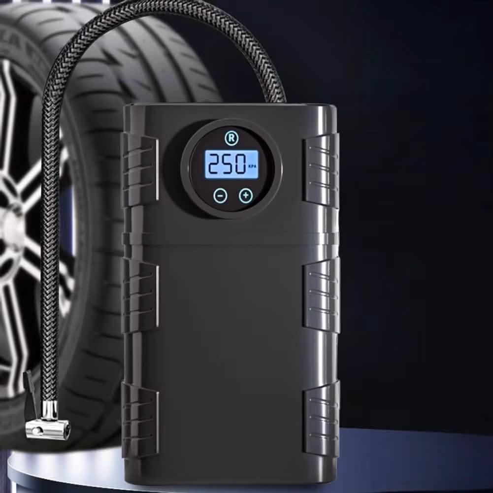 Portable 120 PSI Cordless Air Compressor – Tire Inflator for Car, Bike &amp; Motorcycle