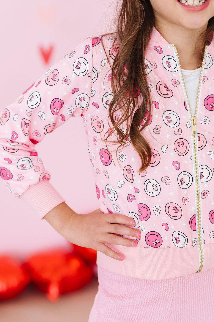 SALE You Make Me Happy Satin Jacket