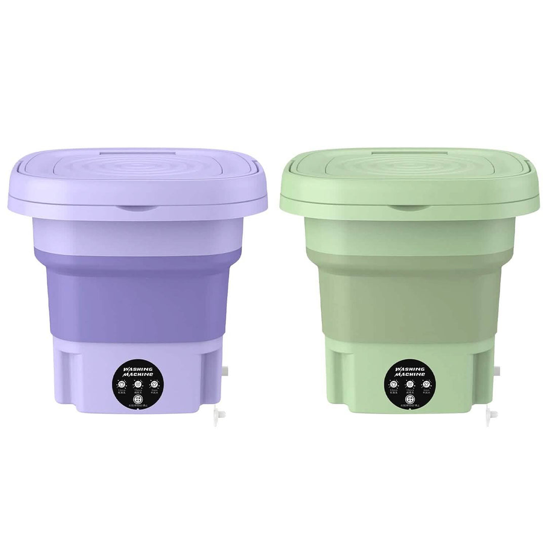 Foldable Laundry Machine with Detachable Drain Basket