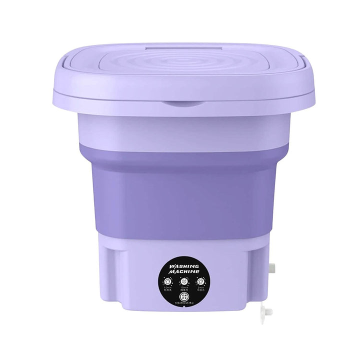 Foldable Laundry Machine with Detachable Drain Basket