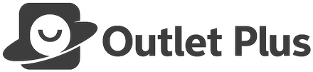 Outlet Plus Logo Charcoal
