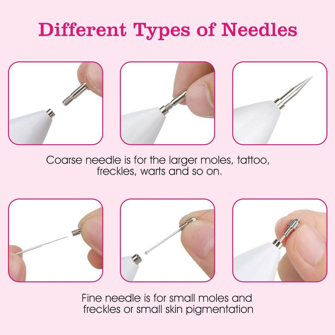 Portable Skin Tag Repair Kit with 6 Replaceable Needles