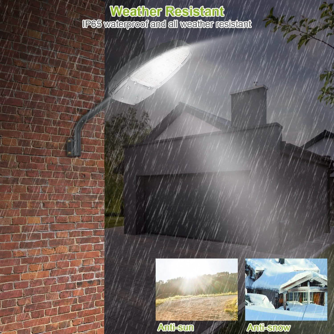 Wall Pack LED Lights 144LEDs Photocell Sensor Street Lamp IP65 Waterproof